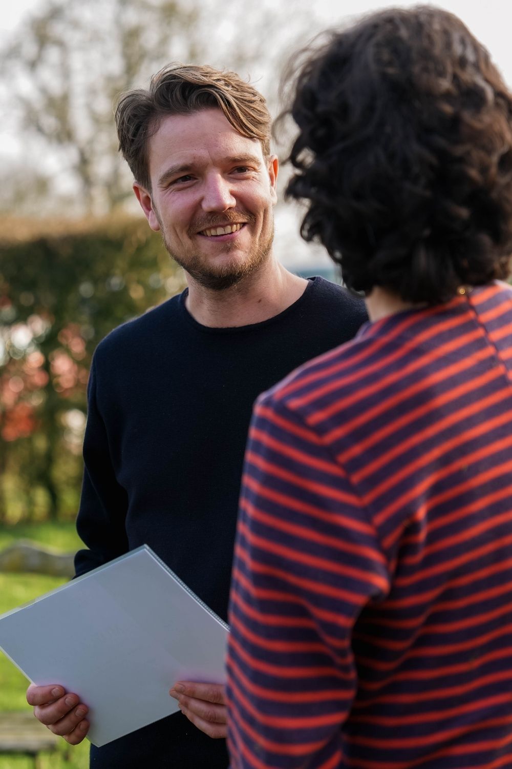 Merijn Boulogne certificaat uitreiking tijdens opleiding familieopstellingen in Utrecht